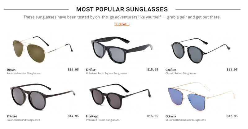 40% en toda la web | Sunglass Warehouse | Usa el código DISCOVER40Imagen: Sunglass Warehouse